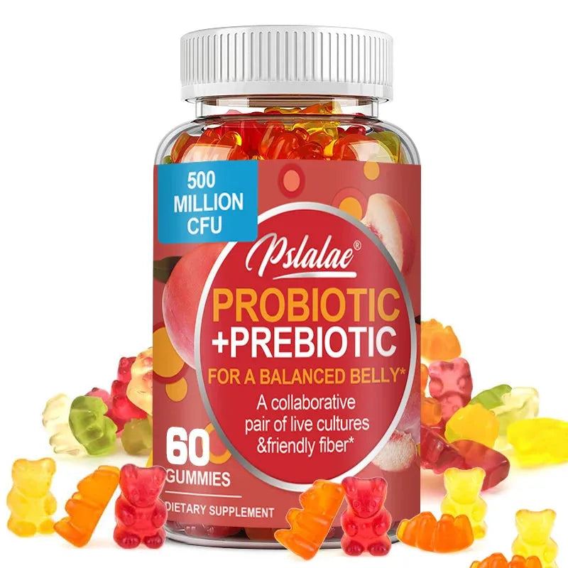 Probiotic + Prebiotic Gummies - Promote Digestive Health and Relieve Bloating