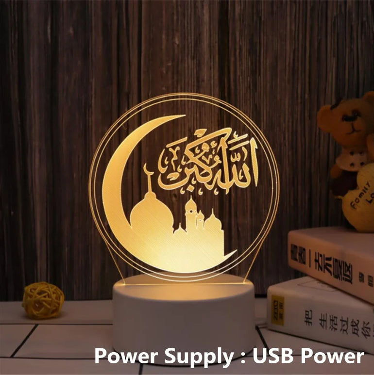 Ramadan Decoration Festival Wooden Moon Star Lights Deco Bedroom Decoration Ramadan 2023 Ramadan Party Lighting Decorative Lamps