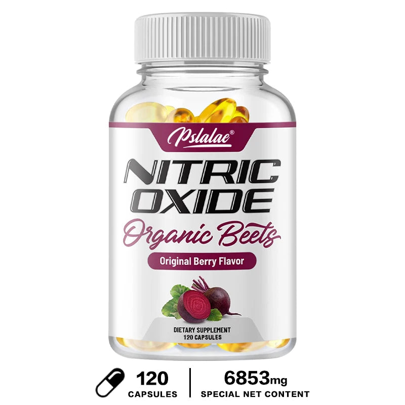 Nitric Oxide Supplement - with Beetroot - Energy, Strength & Endurance Support