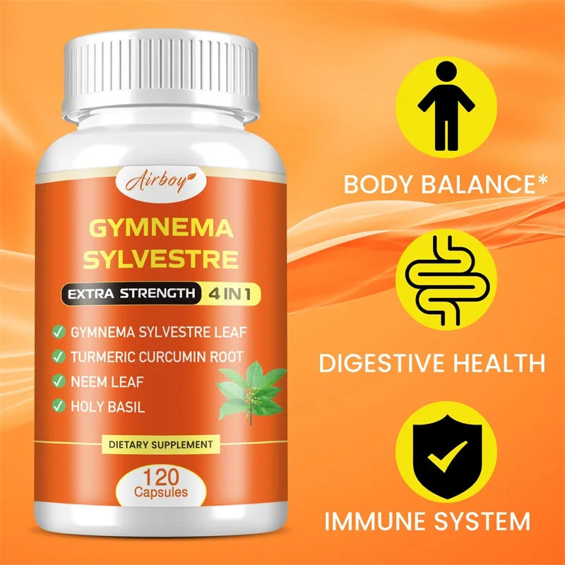 Gymnema Sylvestre - Supports The Immune System and Gastrointestinal Function, Improving Digestion