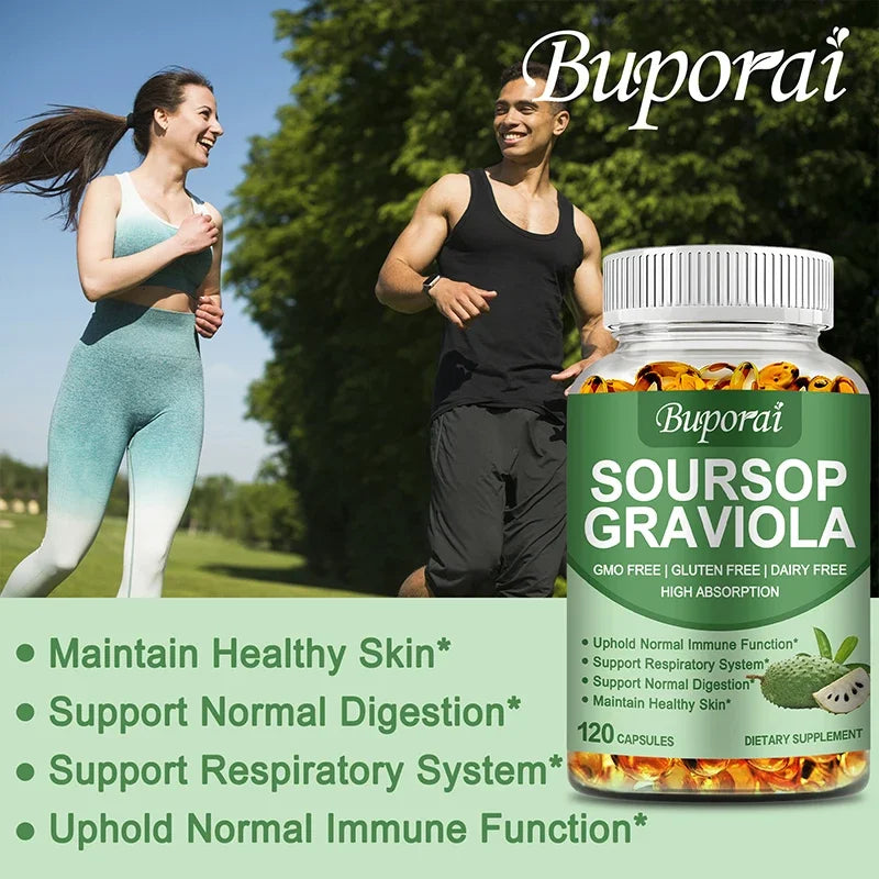 Soursop Graviola - Support,Regeneration,Stress Relief,Immune Digestion Cellular Beauty Health