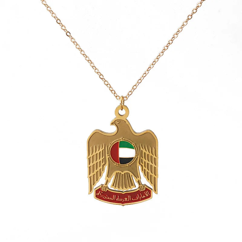 emirates keychain The United Arab Emirates UAE Map Eagle Keychain Pendant Women Bag Charm Accessaries