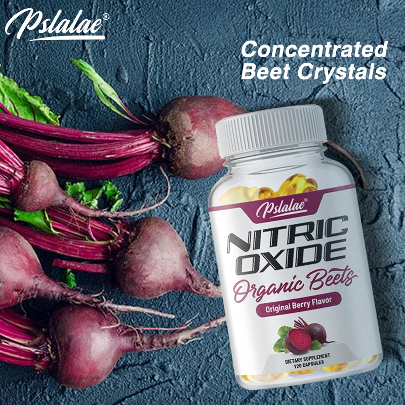 Nitric Oxide Supplement - with Beetroot - Energy, Strength & Endurance Support