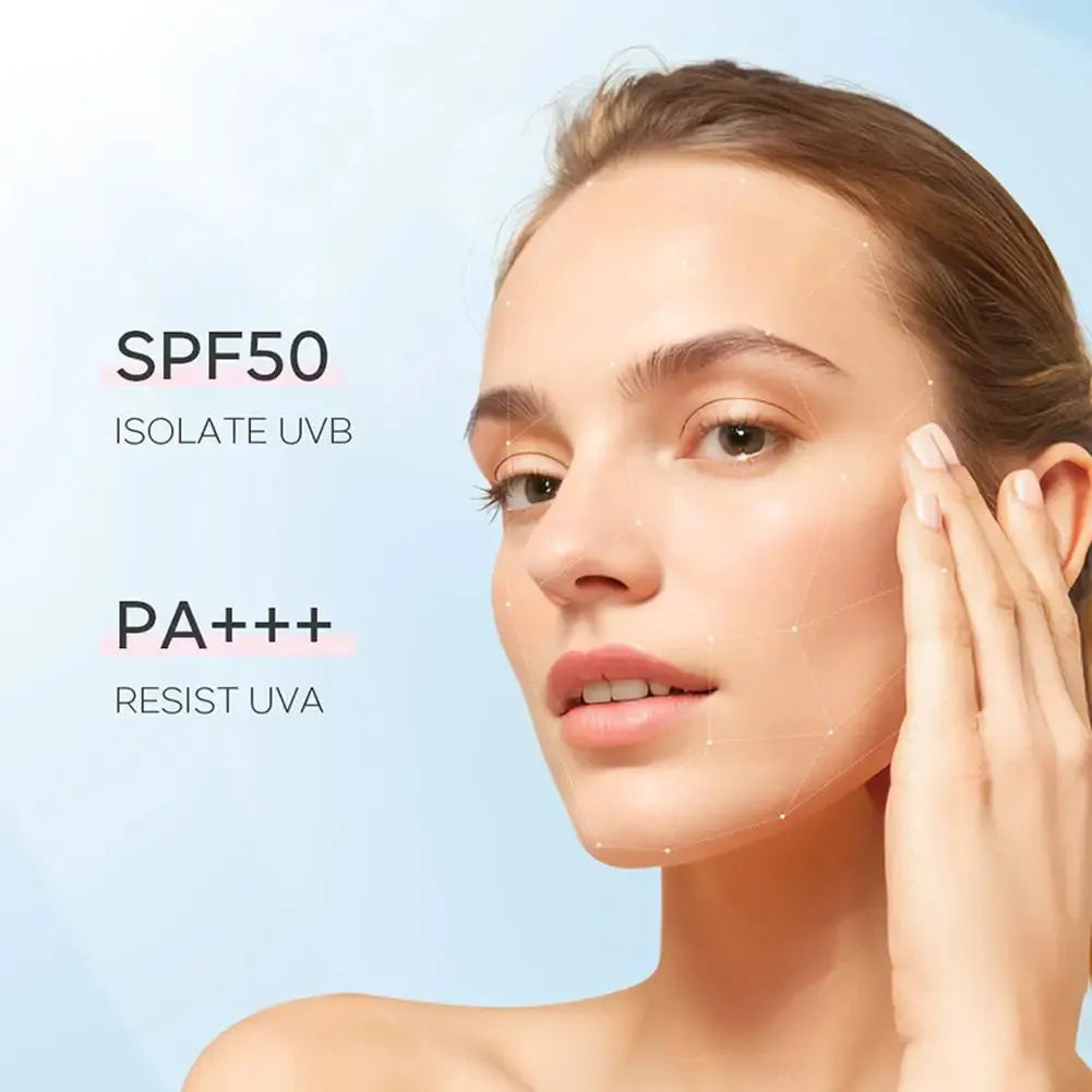 1PC Sunscreen Whitening Creams Isolation UV Protection Face Moisturizing Oil-control SPF50 Sun Cream Skin Care