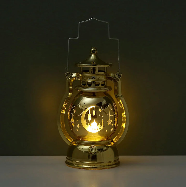 Ramadan LED Lantern Light Eid Mubarak Decoration for Home Islamic Muslim Festival Party Ramadan Kareem Decor EID Al Adha 2025