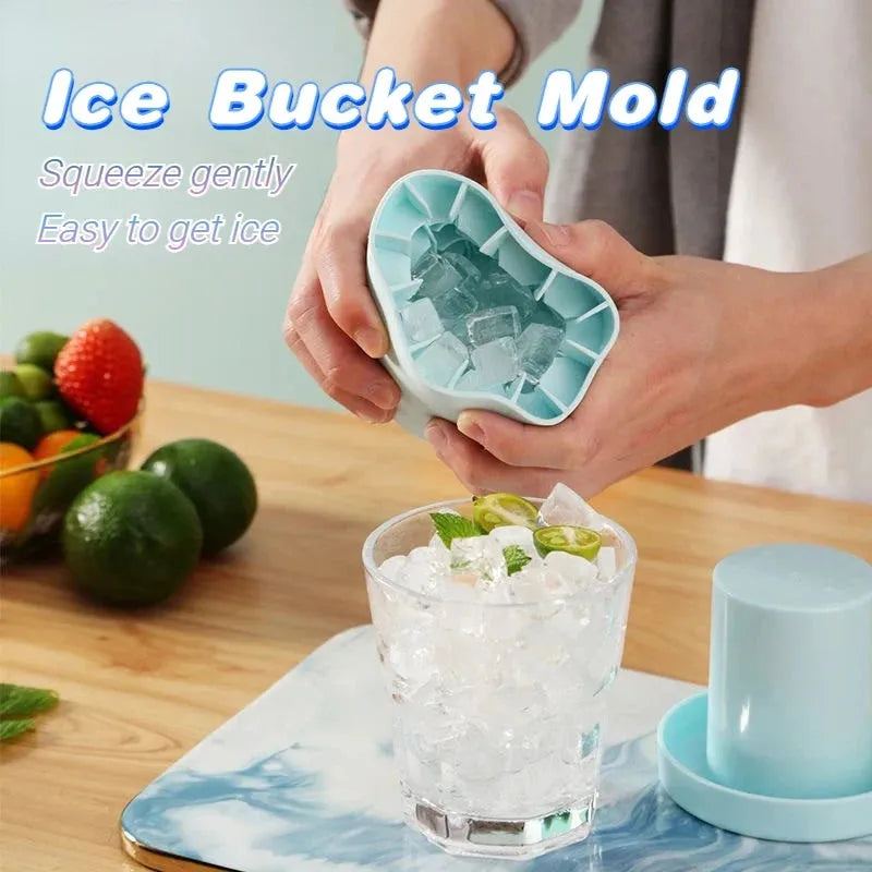 Ice Maker Silicone Mold for Kitchen, Home Brewing and Wine Making, Barware Cocktail Mould, Cooler Cubes, Dining Tools, Summer