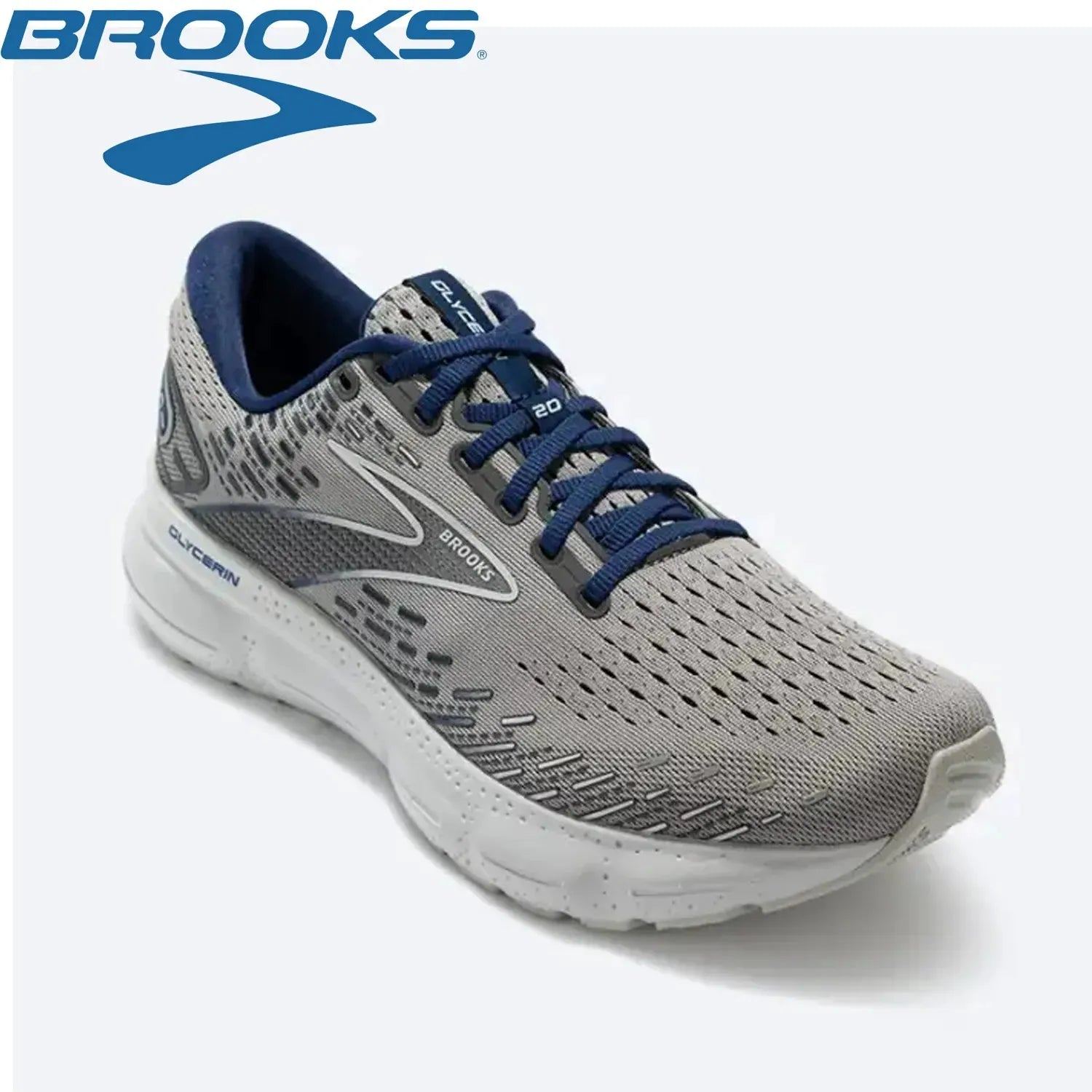 Brooks Glycerin 20 Men Running Shoes Non-slip Cushioning Professional Outdoor Marathon Sneakers Men Casual Sports Shoes