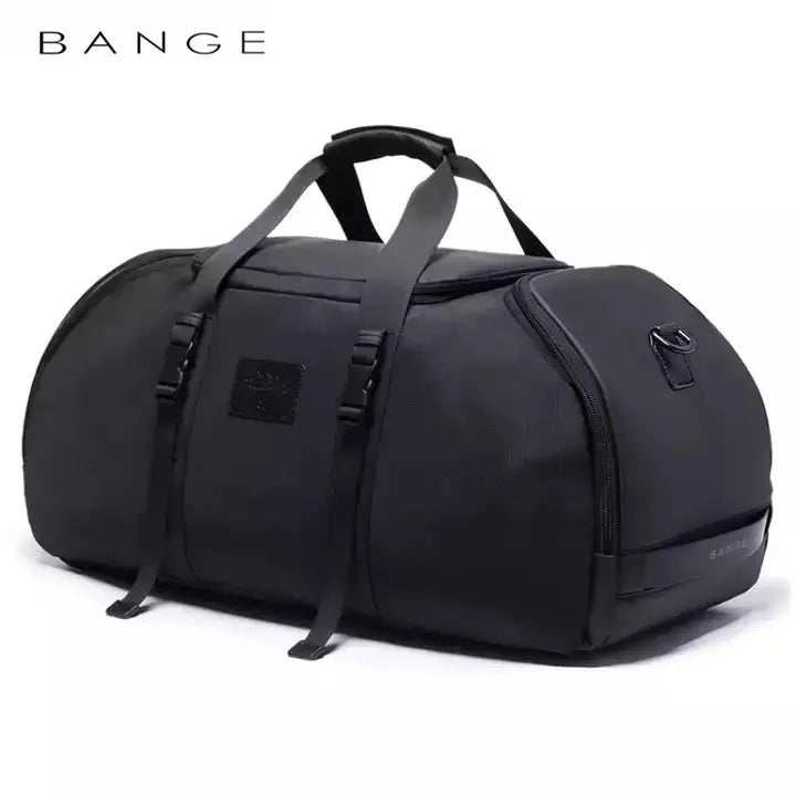 BANGE Gym bag for Men Suitcase Multifunction Backpack Large Waterproof Anti-stain Men Duffle Bag Travel Hand Luggage Bags New