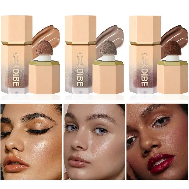 New Makeup Moisturizing Liquid Bronzer Cream Rouge Tint Contouring Makeup Cosmetic Highlighter Bronzer Pen Women Face Maquillaje