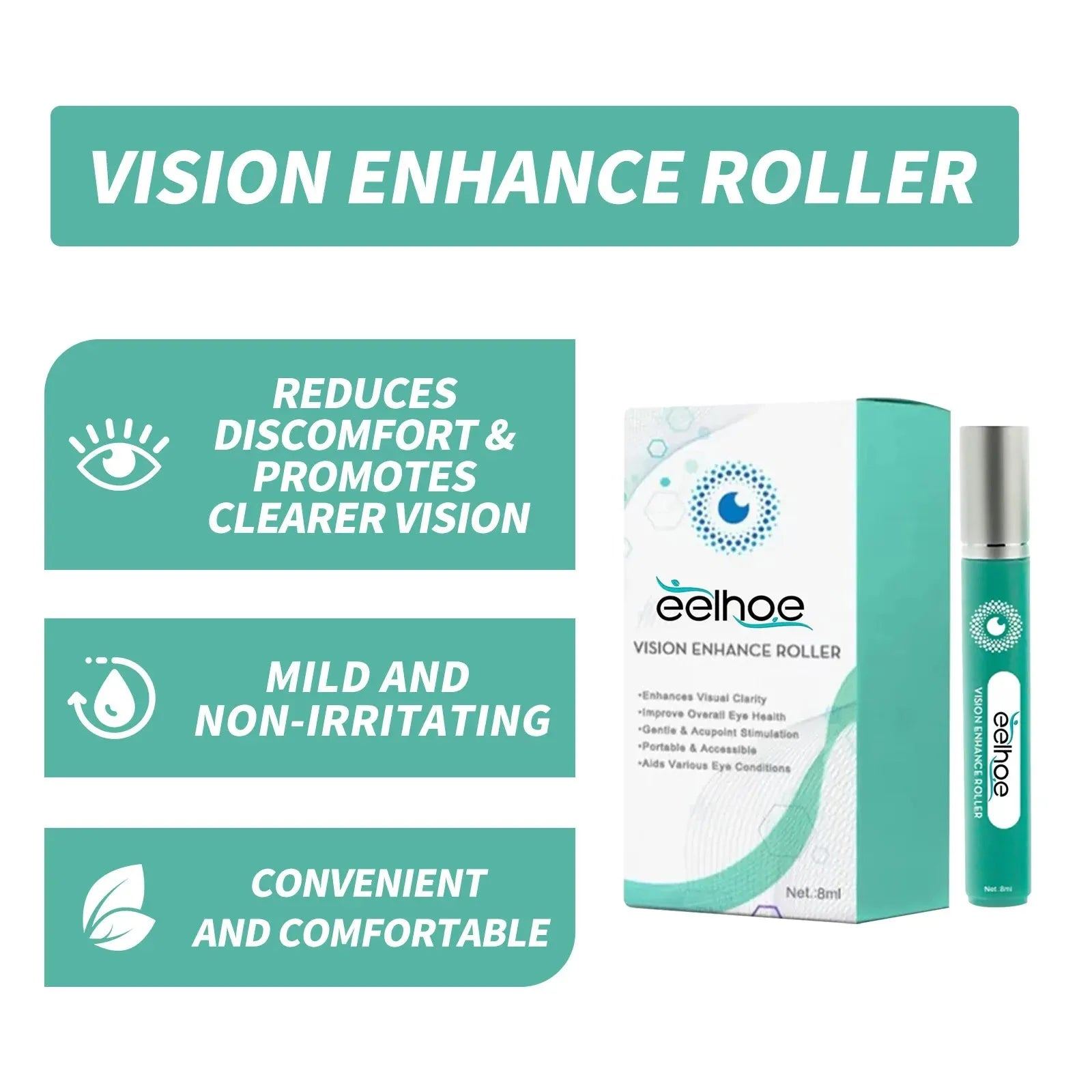 Rapid Treatment Myopia Eye Serum Relieve Vision Astigmatism Relieve Eye Fatigue Eliminate Dark Circles Bags Eye Care Essence