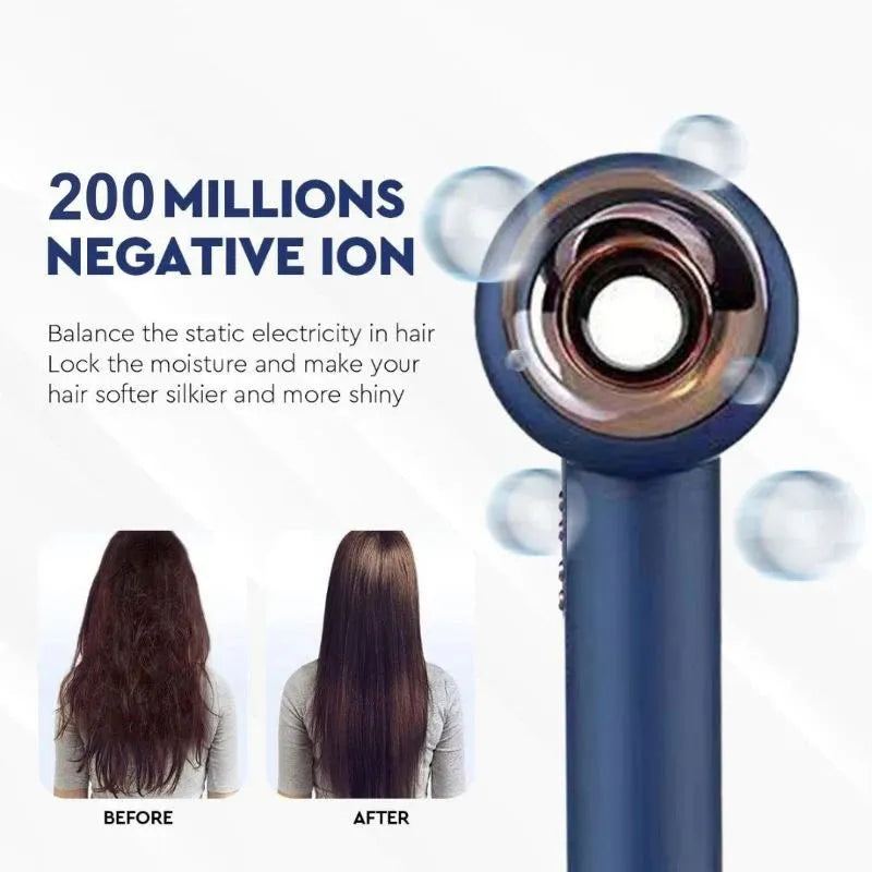 Leafless hair dryer, professional hair dryer, salon type household appliance negative ion hair dryer