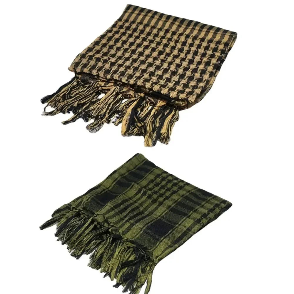 Keffiyeh Tactical Desert Scarf Wrap Shemagh Head Neck Arab Scarf Keffiyeh Scarf Wrap for Men And Women