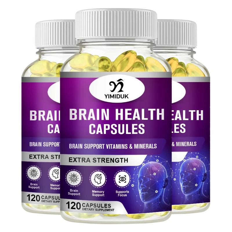 Phosphatidylserine Capsule Brain Booster Nootropics Improve Memory and Focus Smarter Brain Health Supplement