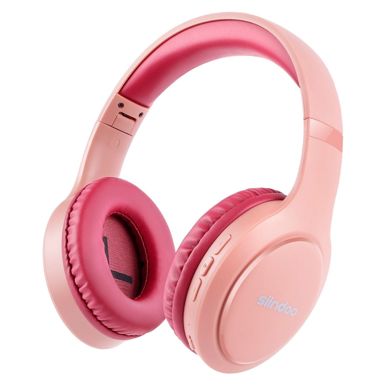 Wireless Bluetooth Headphones Pink&Blue Foldable Stereo Earphones Super Bass Noise Cancelling Mic For Laptop TV - Jointcorp