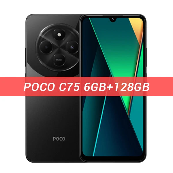 New POCO C75 Global Version Smartphone NFC Helio G81-Ultra 50MP Dual Camera  6.88' 120Hz Display Massive 5160mAh Battery