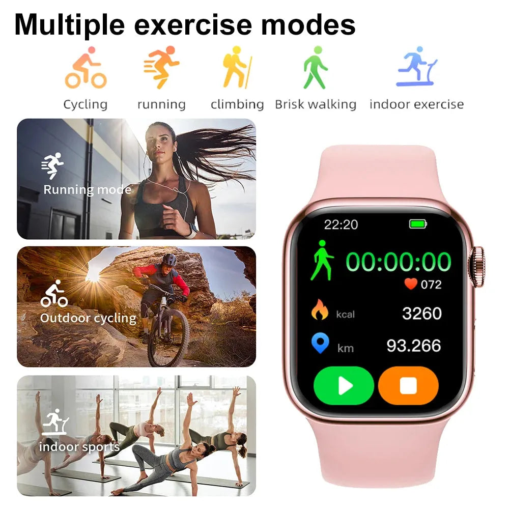 Multi-function smart watch support Bluetooth call blood pressure blood oxygen monitoring sports watch multidial smart call watch