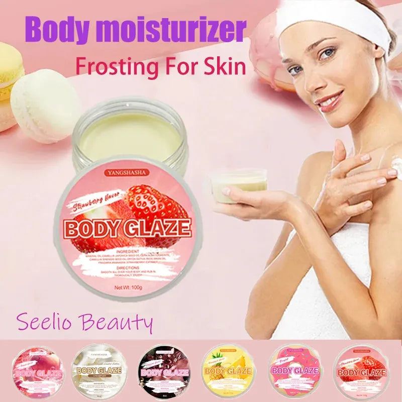 Fruity Long-lasting Skin rejuvenation Tight Moisturizing Fragrance Body Cream Peach Strawberry Body Moisturize Milk Skin Care