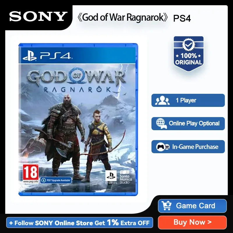 Sony PlayStation 4 Game God of War Ragnarok PS4 Game Deals for Platform PlayStation4 PS4  Game Disk