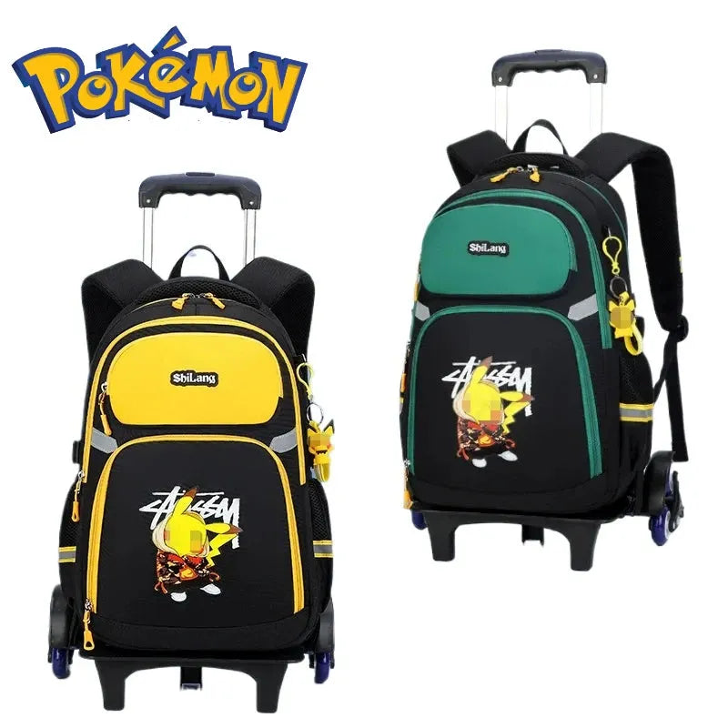 TAKARATOMY Backpack Trolley School Bag Stairs Climbing Student Lightening Backpack Travel Bag Laptop Bag Bookware Storage Bag