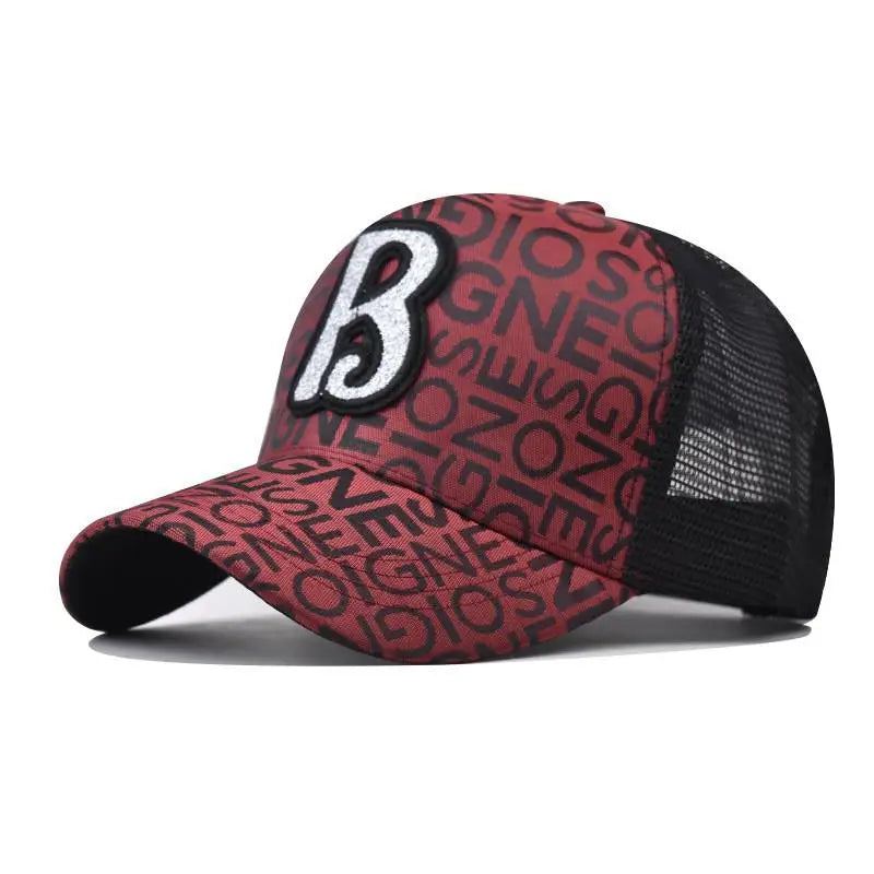 Personality Letter New Design Retro Mesh Baseball Cap For Men Women Autumn Summer Snapback Hat High Top Network Sun Hats Gorras