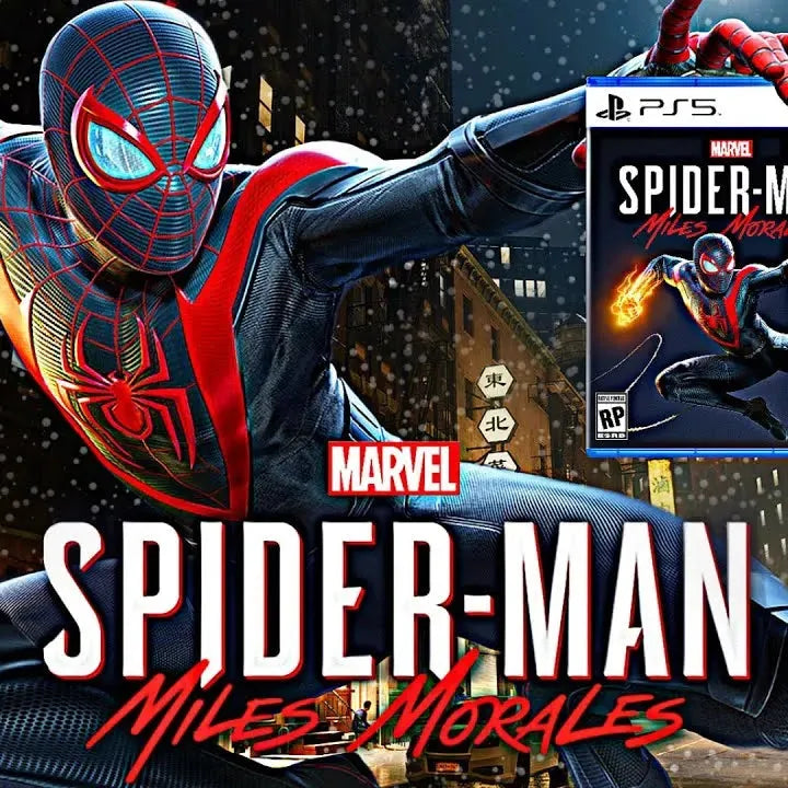 Spiderman Miles Morales PS5 Game Original  Closed Box with Security Strip Fast Delivery