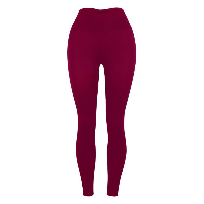 Ladies Slim Butt Lift Solid Color Yoga Pants Leggings - Jointcorp