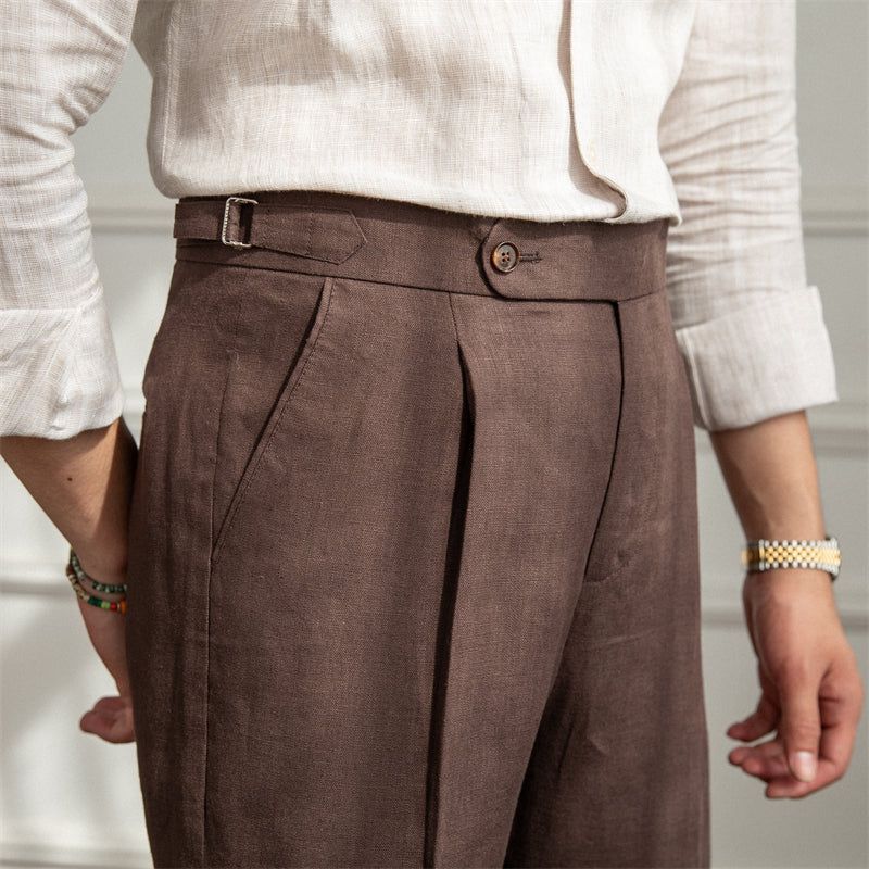 Men's Fashionable Linen Casual Pants - Jointcorp