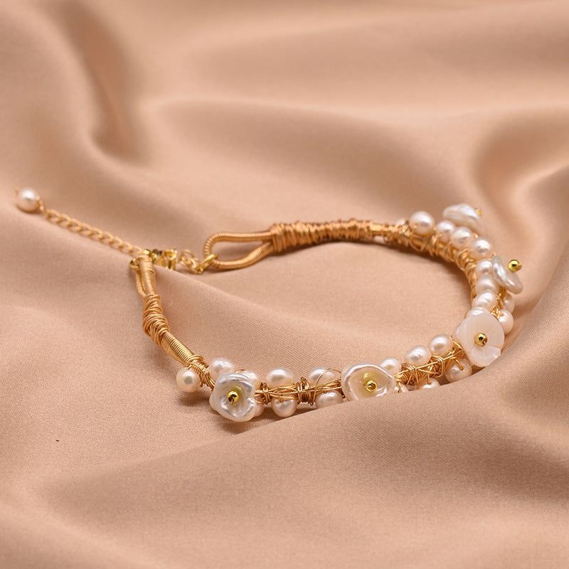 Natural Freshwater Pearl Adjustable Bracelet For Women   Cdbc4f5a B29c 4541 997a 02d224aa919b 