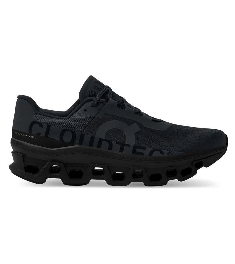 ON Cloudmonster Sneaker for Men and Women (Black)