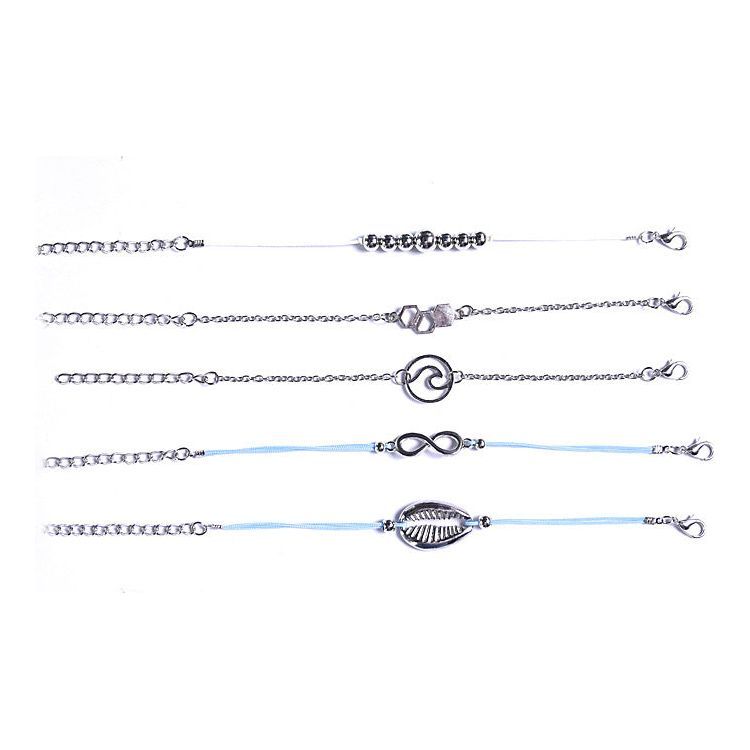 Woven HAILANG Blue Bracelet Set - Jointcorp