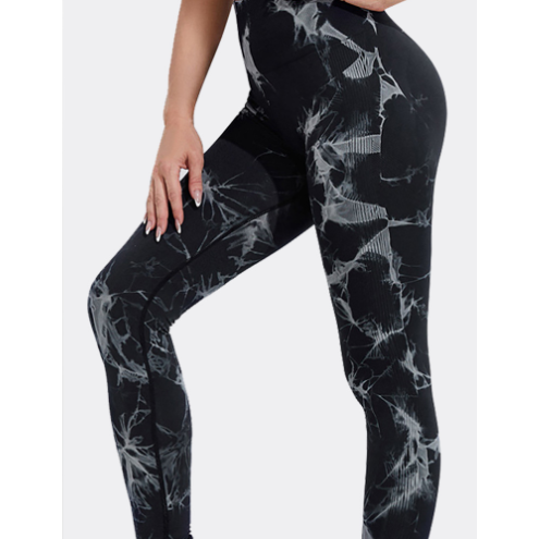 Seamless Tie Dye Leggings Women Yoga Pants Push Up Sport Fitness Running Gym Leggings