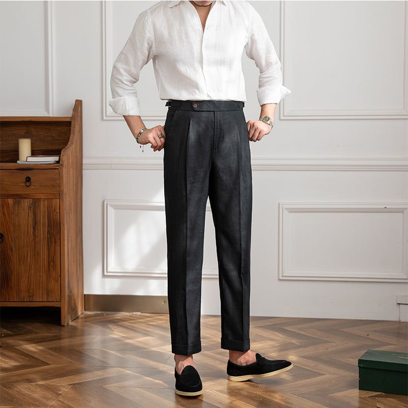 Men's Fashionable Linen Casual Pants - Jointcorp