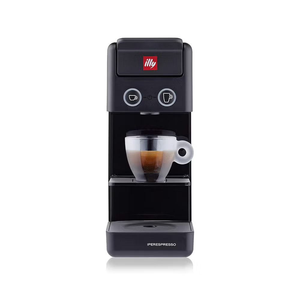 illy Coffee Maker Machine Y3.3 Iperespresso, Espresso & Filter Capsules Coffee Machine, Compact Design