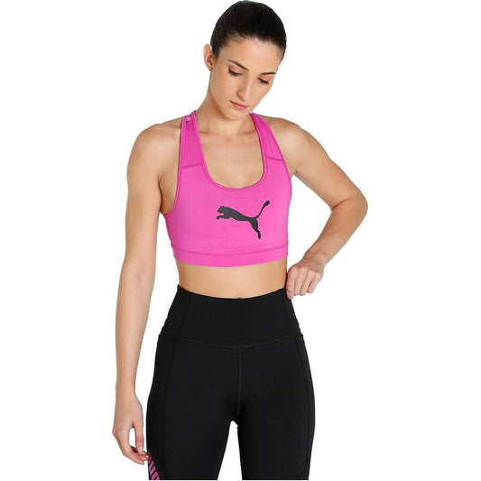 PUMA Women's Mid Impact 4Keeps Bra Underwear Top (pack of 1)