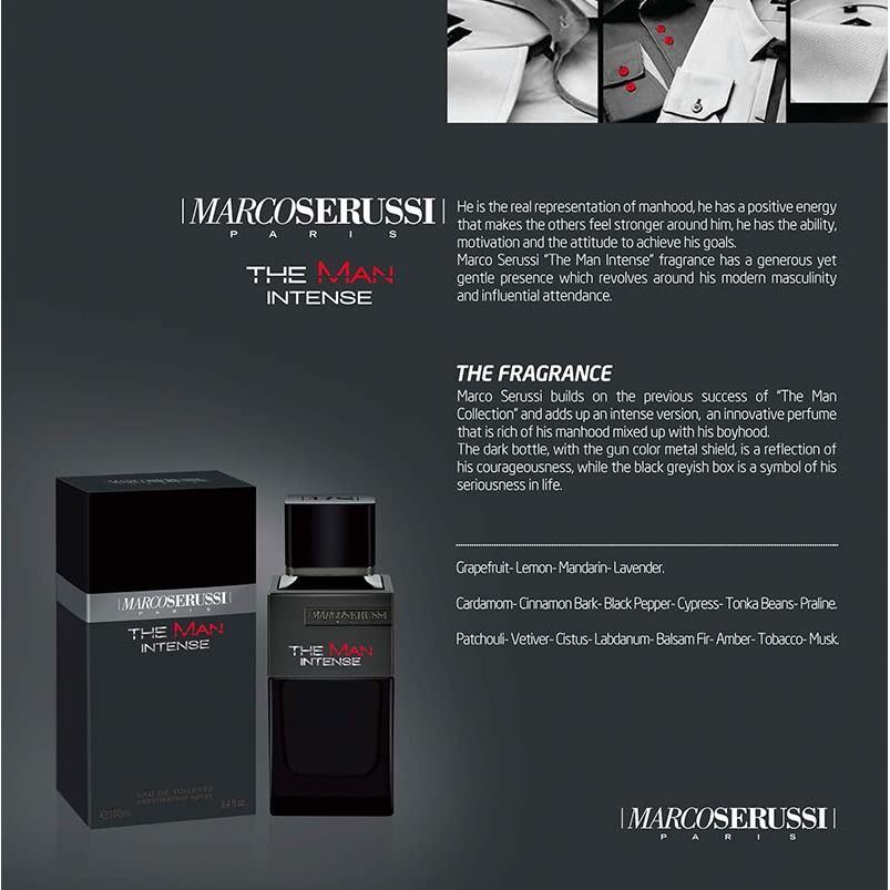 MARCO SERUSSI THE MAN INTENSE EDT 100ML PERFUME