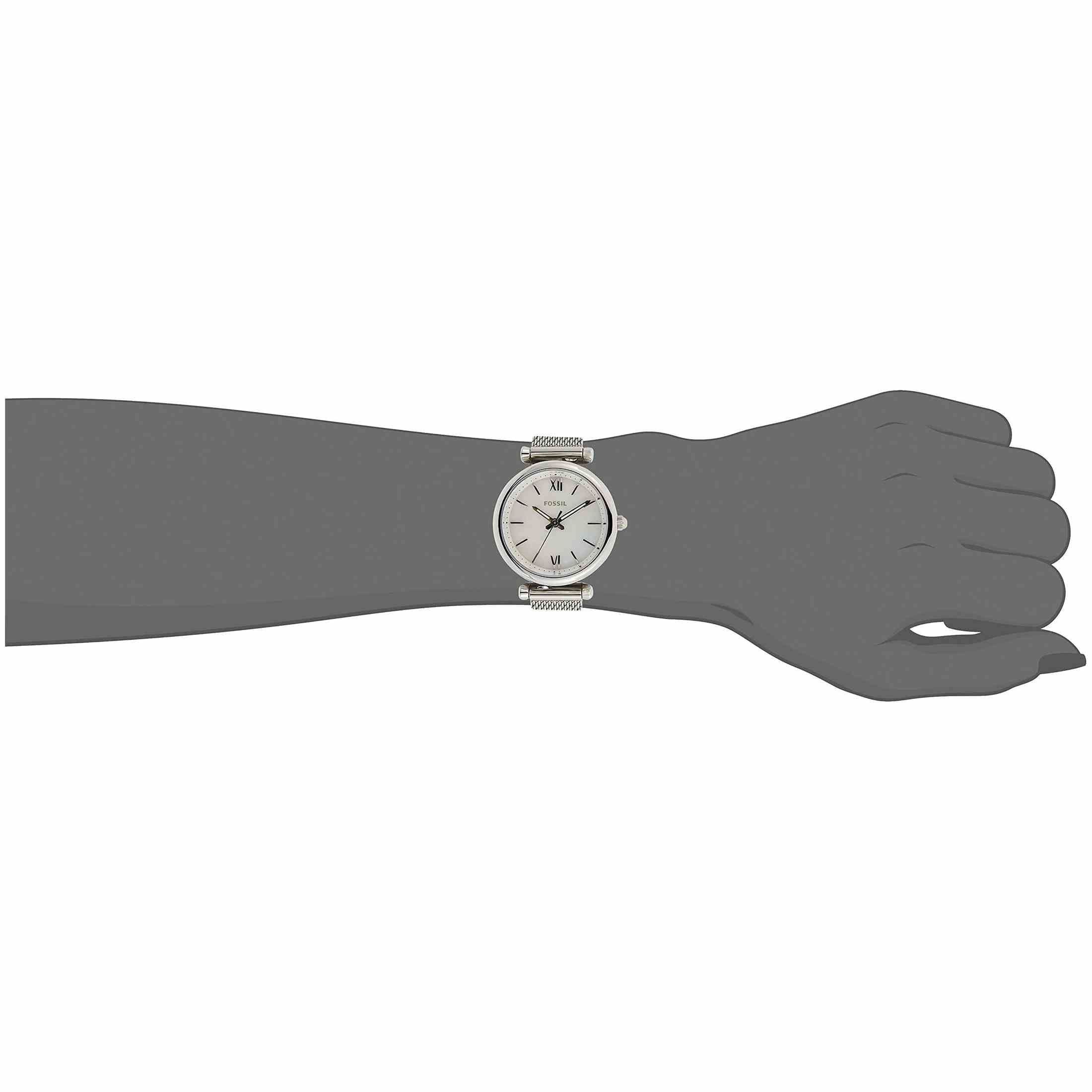 Fossil Womens Quartz Watch, Analog Display and Stainless Steel Strap ES4432