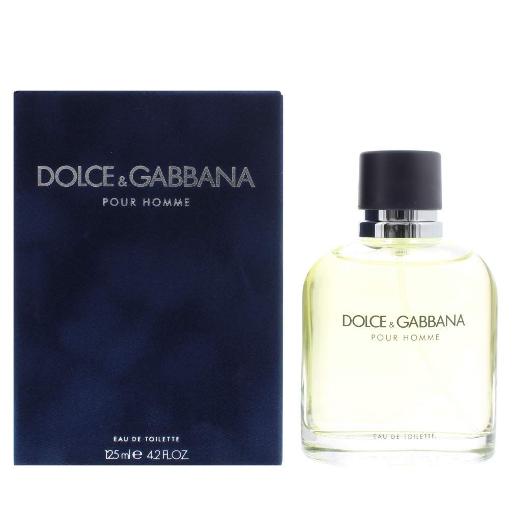 Dolce & Gabbana Pour Homme Eau de Toilette Spray for Men, 125 ml