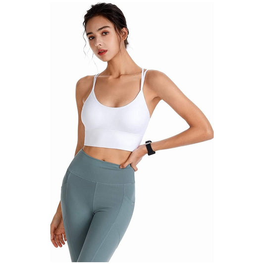 Sports Bra Seamless Top Yoga Running Gym Crop Top Push Up Bra Vest Sportswear Fitness Full Cup for Women