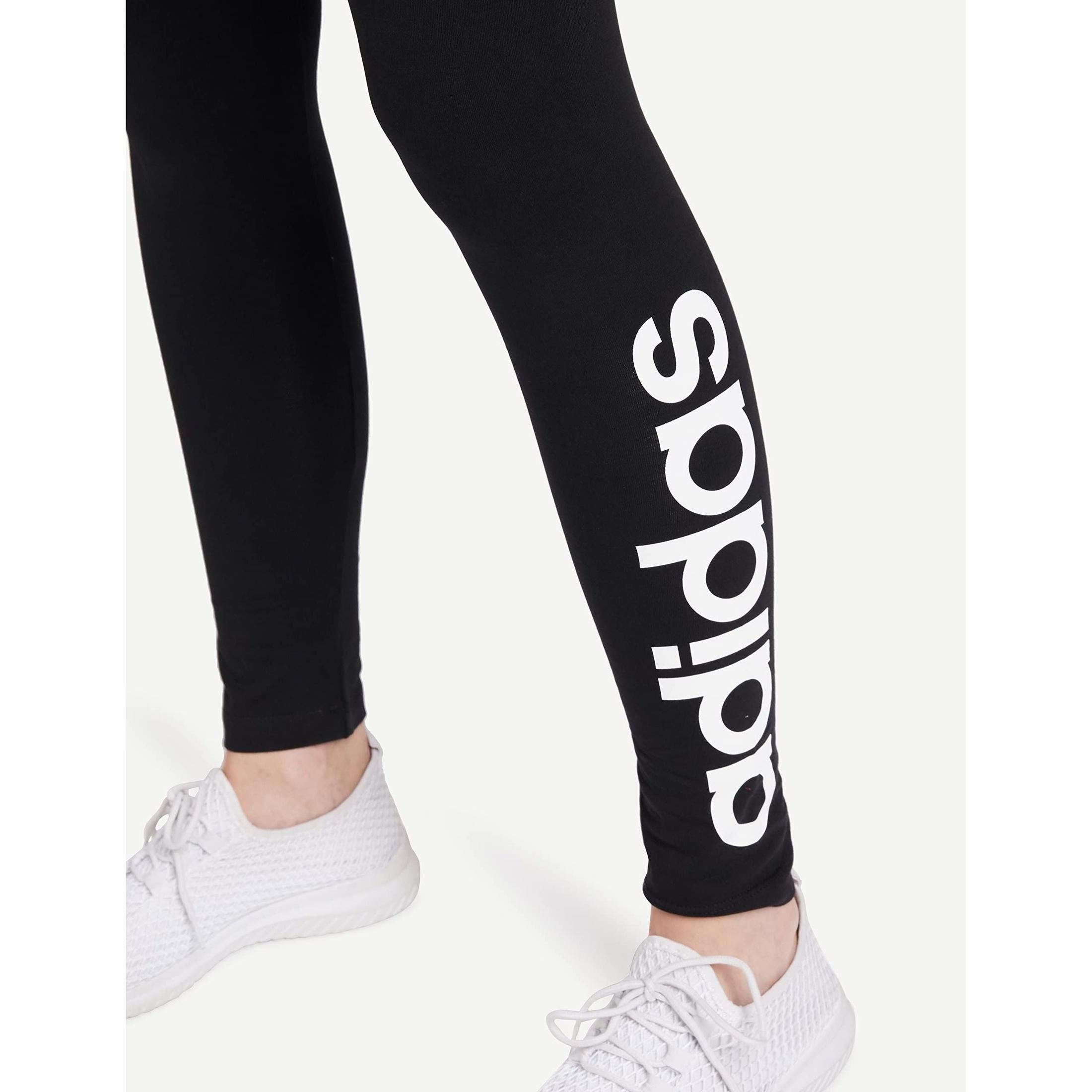 adidas womens ESSENTIALS HIGH-WAISTED LOGO LEGGINGS Tights