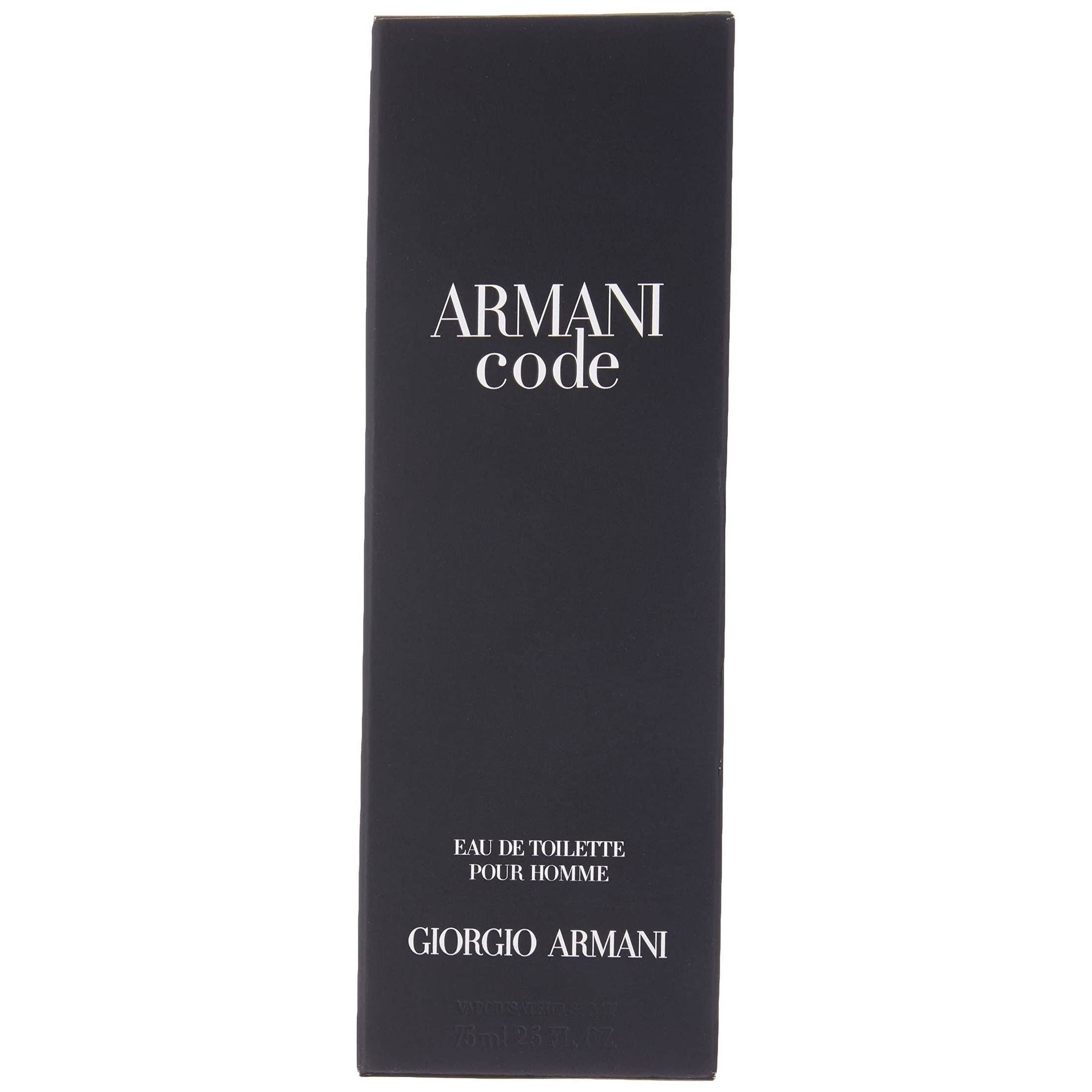 Giorgio Armani Code Perfume for Men, EDT Spray, 75 ml