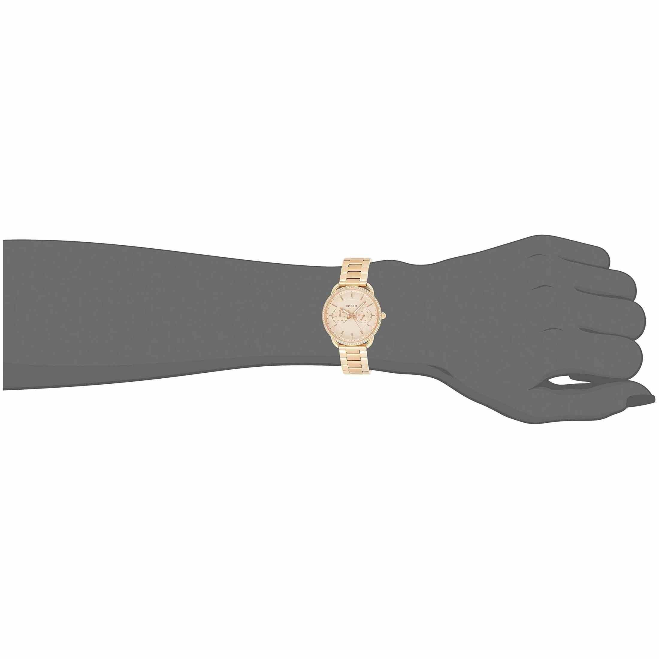 Fossil Womens Quartz Watch, Analog Display and Stainless Steel Strap ES4264