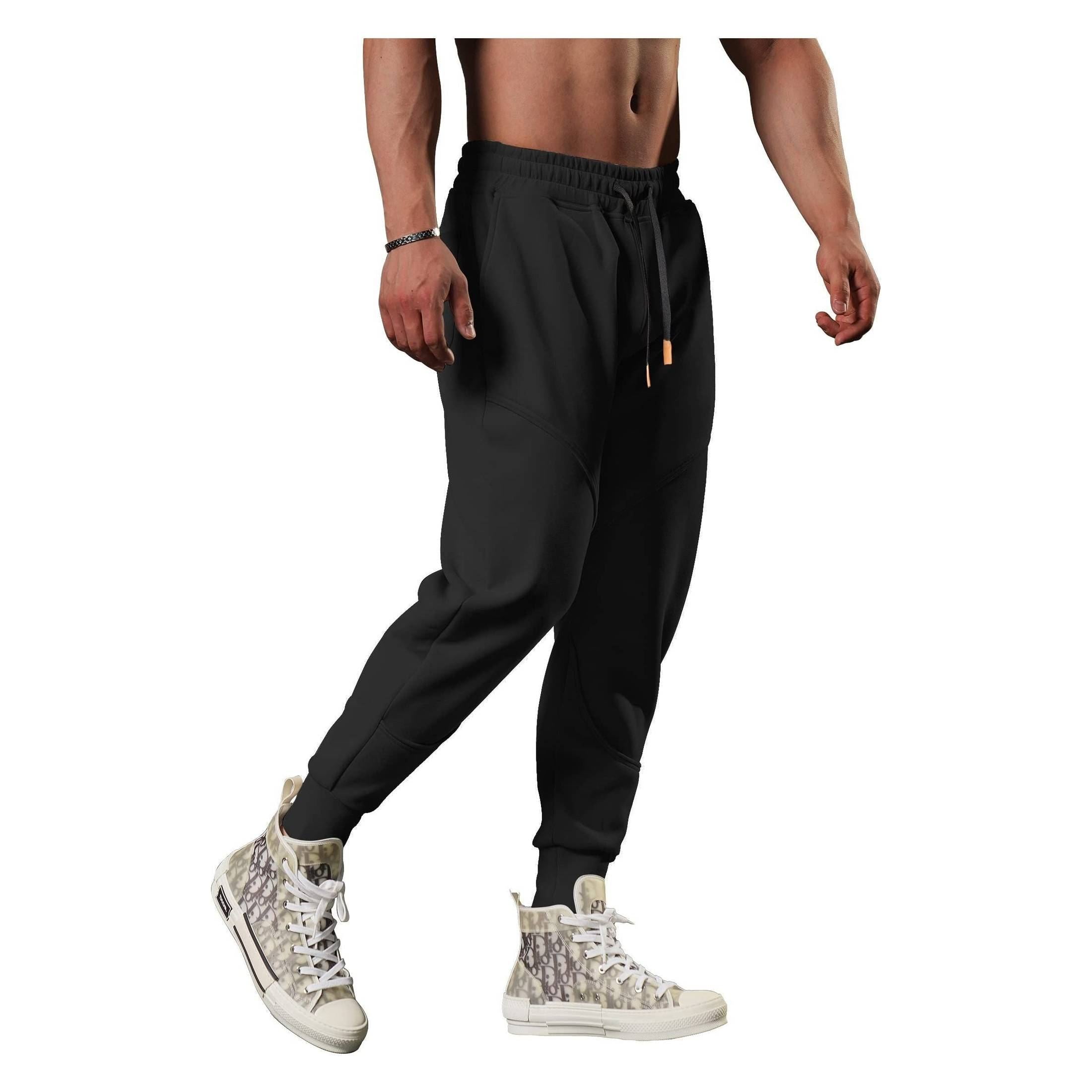 FIRSTGYM Mens Sweatpant Tapered Jogger Active Training Pants