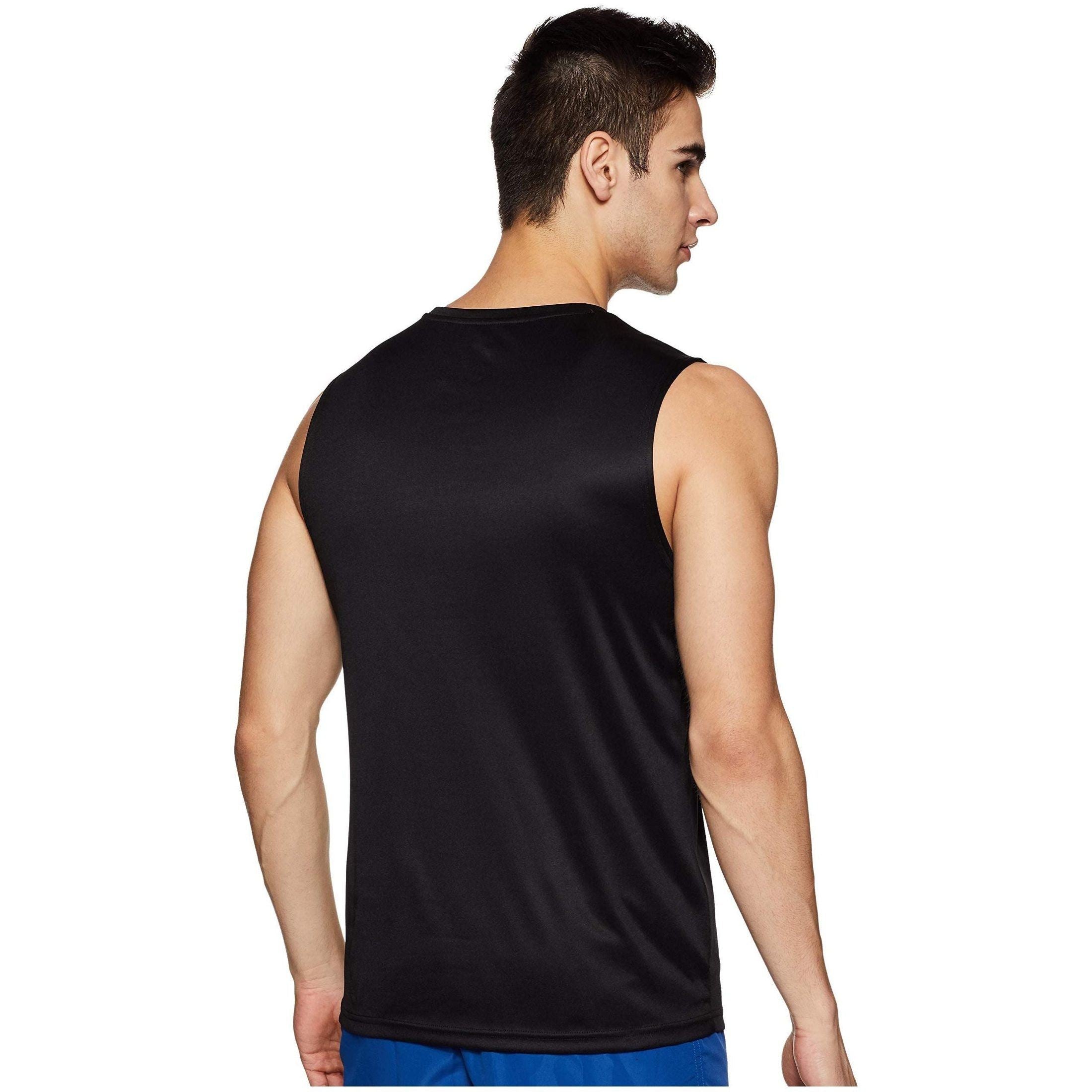 Amazon Brand - Symactive Men's Round Neck Sports T-Shirt Pack of 2