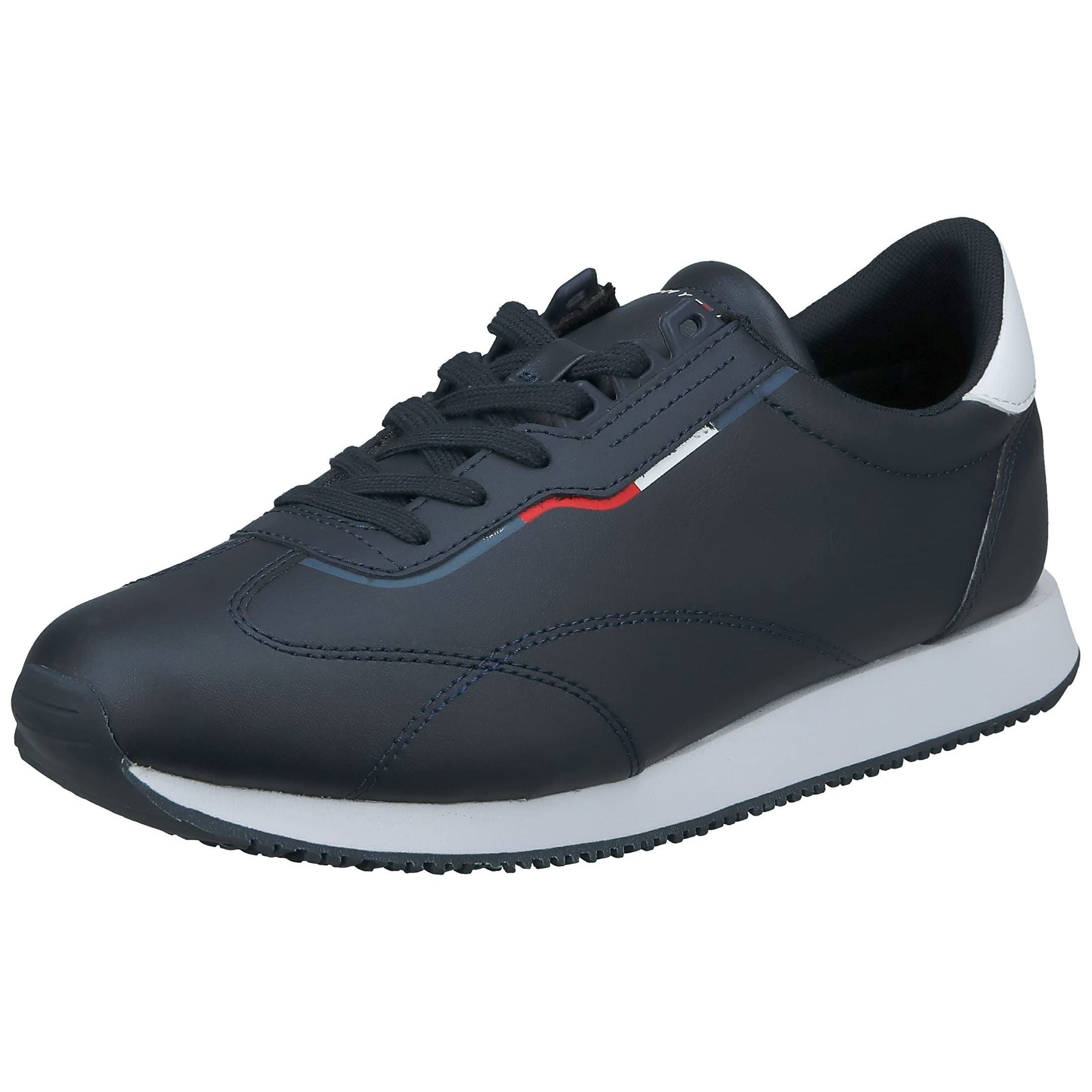 Tommy Hilfiger RUNNER LO LEATHER DETAIL mens Runner Sneaker