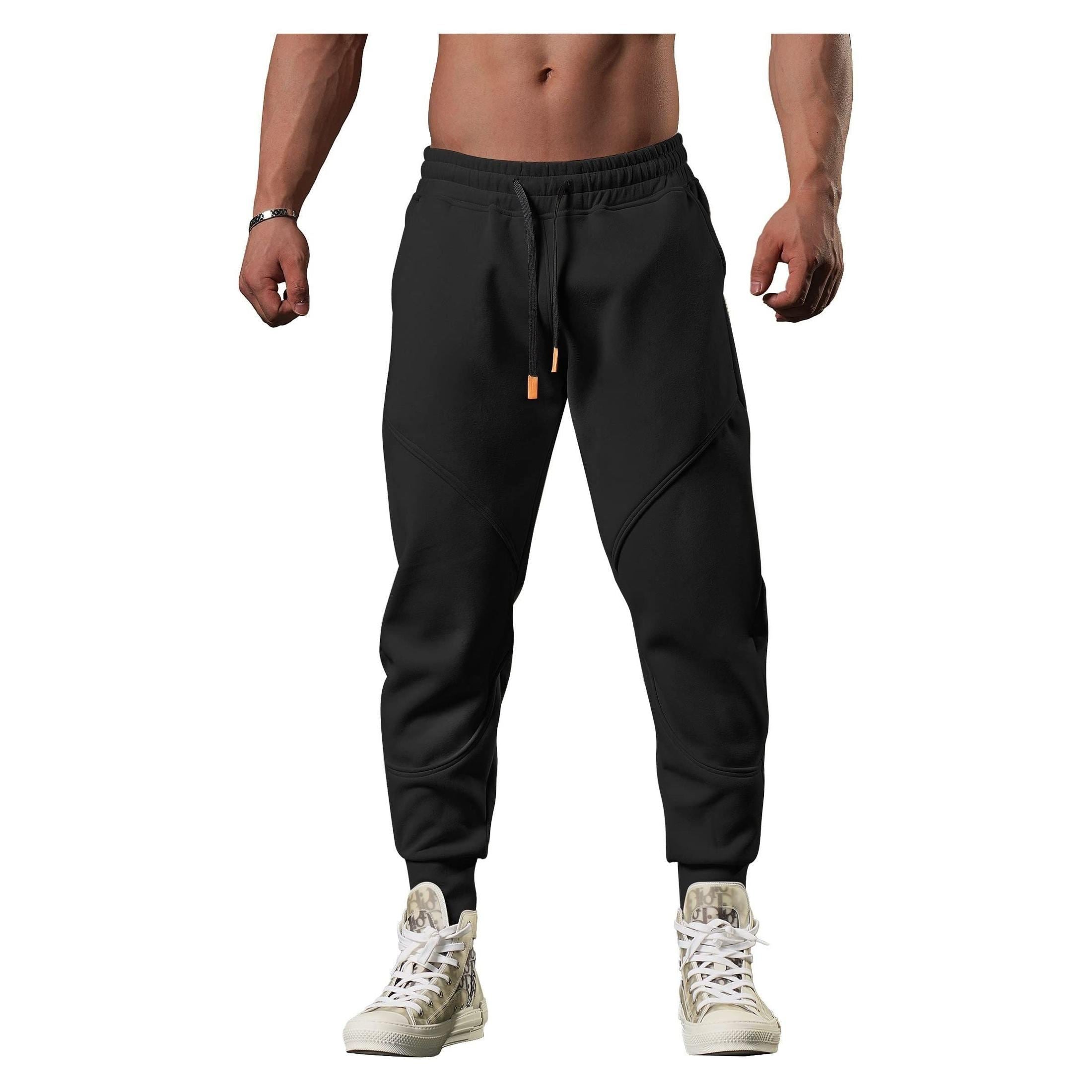 FIRSTGYM Mens Sweatpant Tapered Jogger Active Training Pants