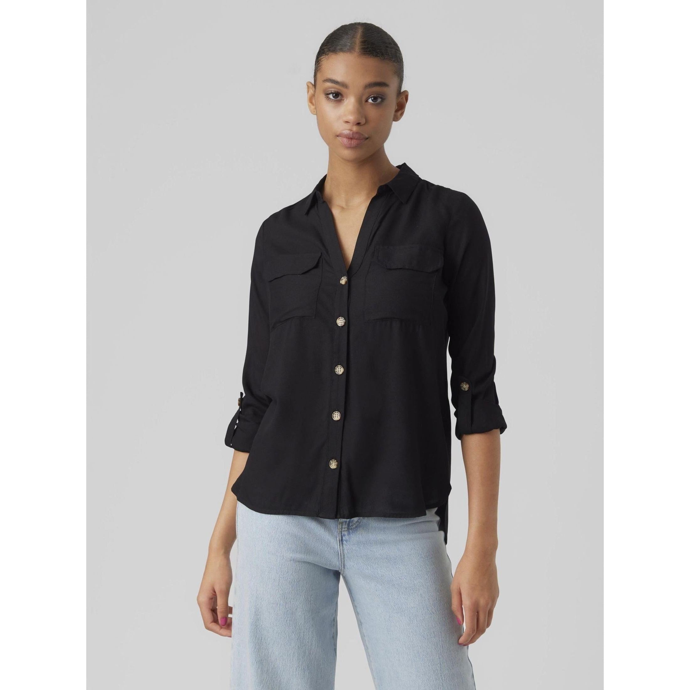 Vero Moda Women's Vmbumpy L/S Shirt New Noos Blouse