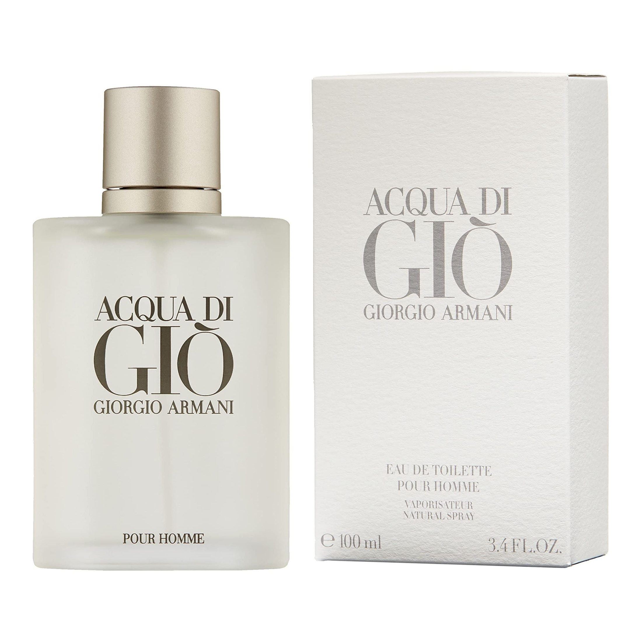 Giorgio Armani Acqua Di Gio By For Men Eau De Toilette Spray, White, 3.4 oz