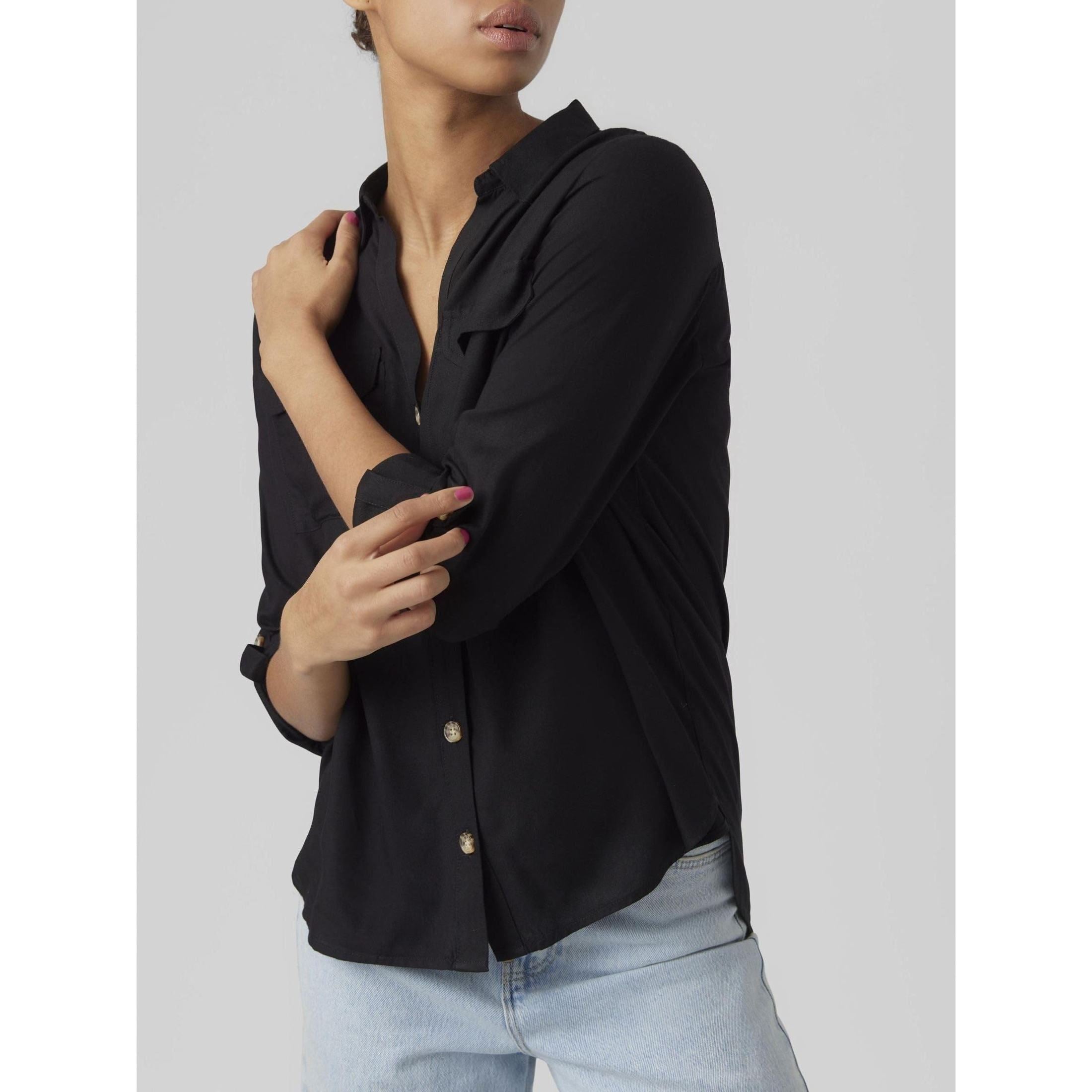 Vero Moda Women's Vmbumpy L/S Shirt New Noos Blouse