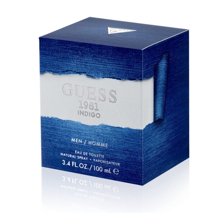 Guess Perfume 1981 Indigo by Guess Eau de Toilette Spray for Men, 100 ml