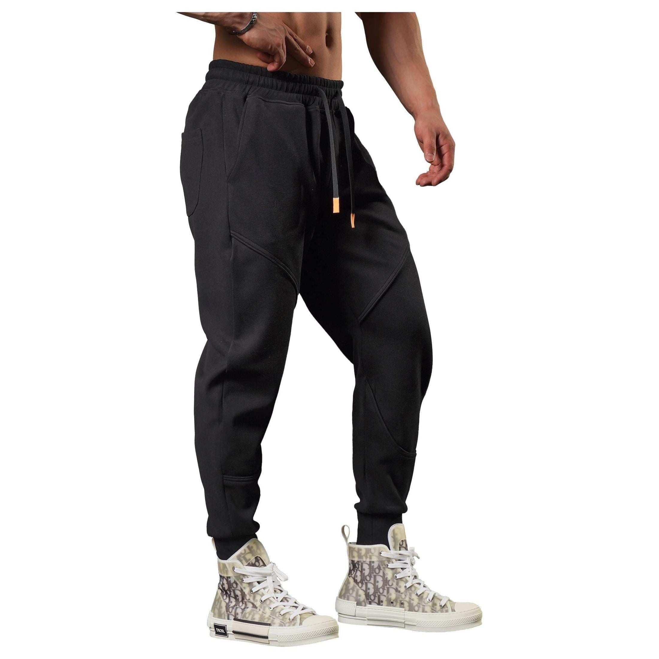 FIRSTGYM Mens Sweatpant Tapered Jogger Active Training Pants